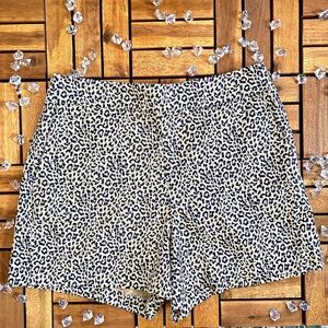 J Crew Leopard Print Shorts
